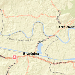 Brzeźnica Street Map