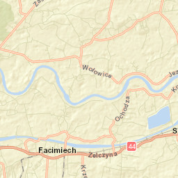 Wołowice Street Map