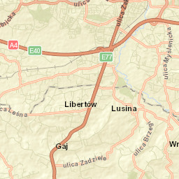 Libertów Street Map
