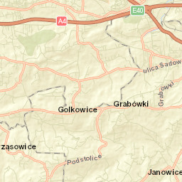 Ochojno Street Map