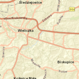Czarnochowice Street Map