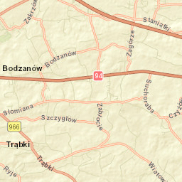 Trąbki Street Map