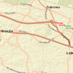 Kłaj Street Map