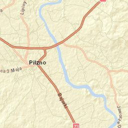 Powiat dębicki Street Map