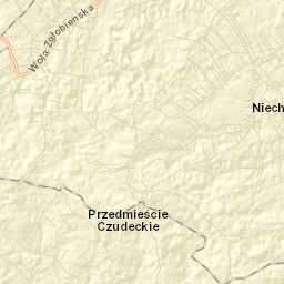 Niechobrz Street Map