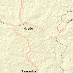 Husów Street Map