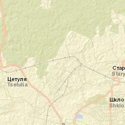Shklo Street Map