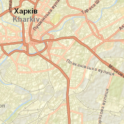 Kharkiv Street Map