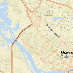 Ust-Kamenogorsk Street Map