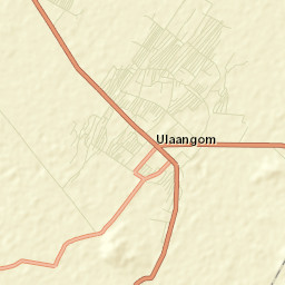 Ulaangom Street Map