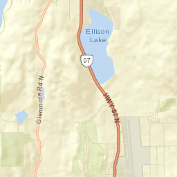 Regional District of Central Okanagan Street Map