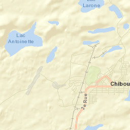 Chibougamau Street Map