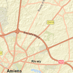 Poulainville Street Map