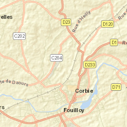 Corbie Street Map