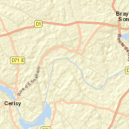 Bray-sur-Somme Street Map