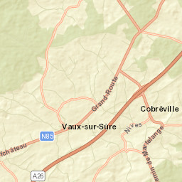 Vaux-sur-Sûre Street Map