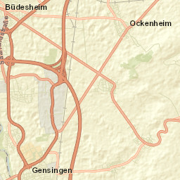 Gensingen Street Map