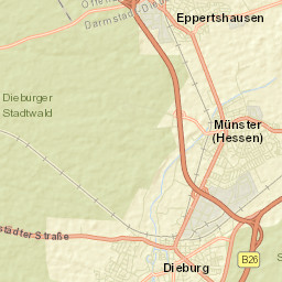 Dieburg Street Map