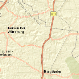 Bergtheim Street Map