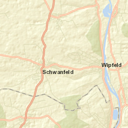 Schwanfeld Street Map