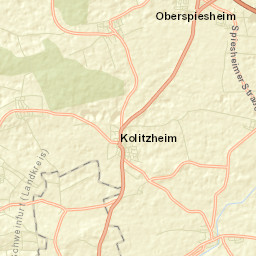 Kolitzheim Street Map