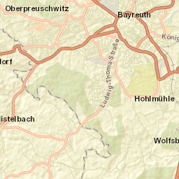 Bayreuth Street Map