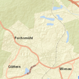 Wiesau Street Map