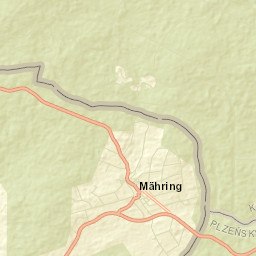 Mähring Street Map