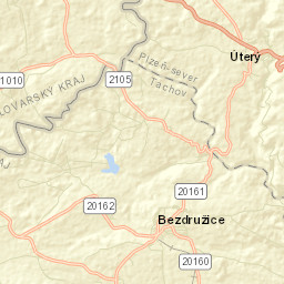 Bezdružice Street Map