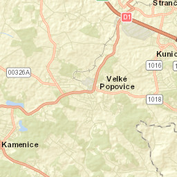 Strančice Street Map