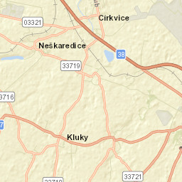 Církvice Street Map