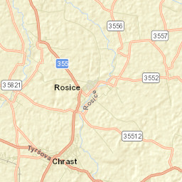 Rosice Street Map