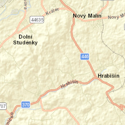 Dolní Studénky Street Map