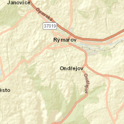 Rýmařov Street Map