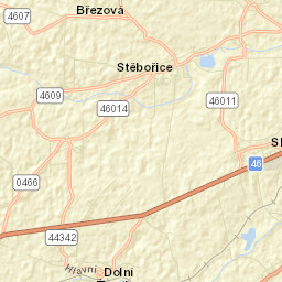 Stěbořice Street Map