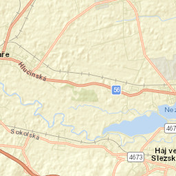 Mokré Lazce Street Map