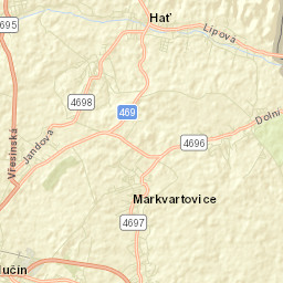 Markvartovice Street Map