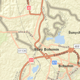 Bohumín Street Map