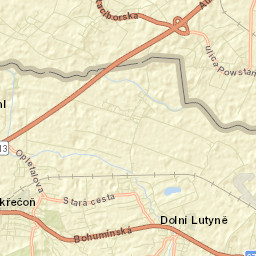 Dolní Lutyně Street Map