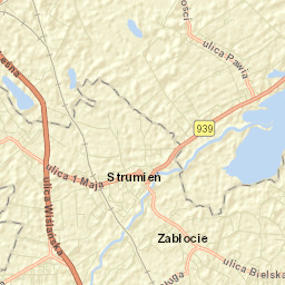 Zabłocie Street Map
