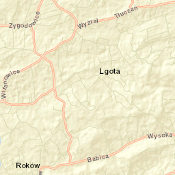 Witanowice Street Map