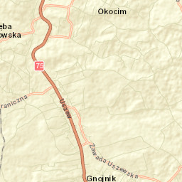 Okocim Street Map