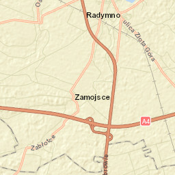 Radymno Street Map