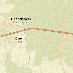 Novoyavorivs'k Street Map