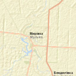 Mirovka Street Map