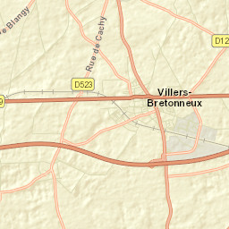 Villers-Bretonneux Street Map