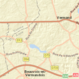 Vermand Street Map