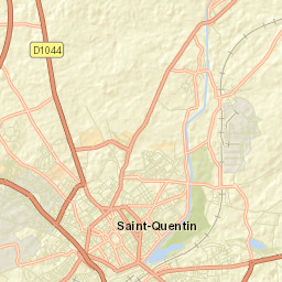 Saint-Quentin Street Map