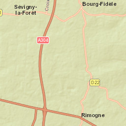 Rimogne Street Map