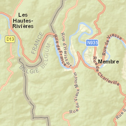 Les Hautes-Rivières Street Map